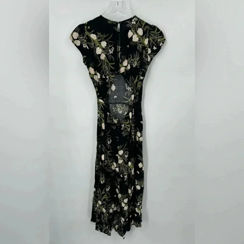Reformation Gavin Midi in Anastasia Dress Size 0 B1602 - Picture 6 of 7